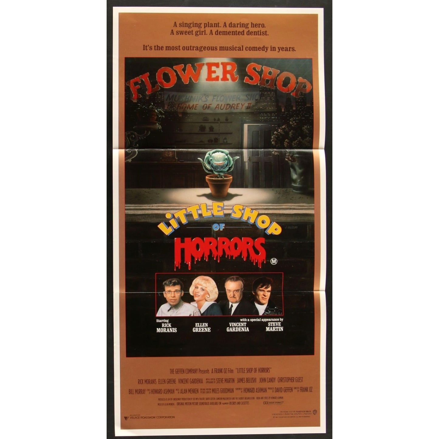 Little Shop of Horrors (1986) Original Day Bill Movie Poster