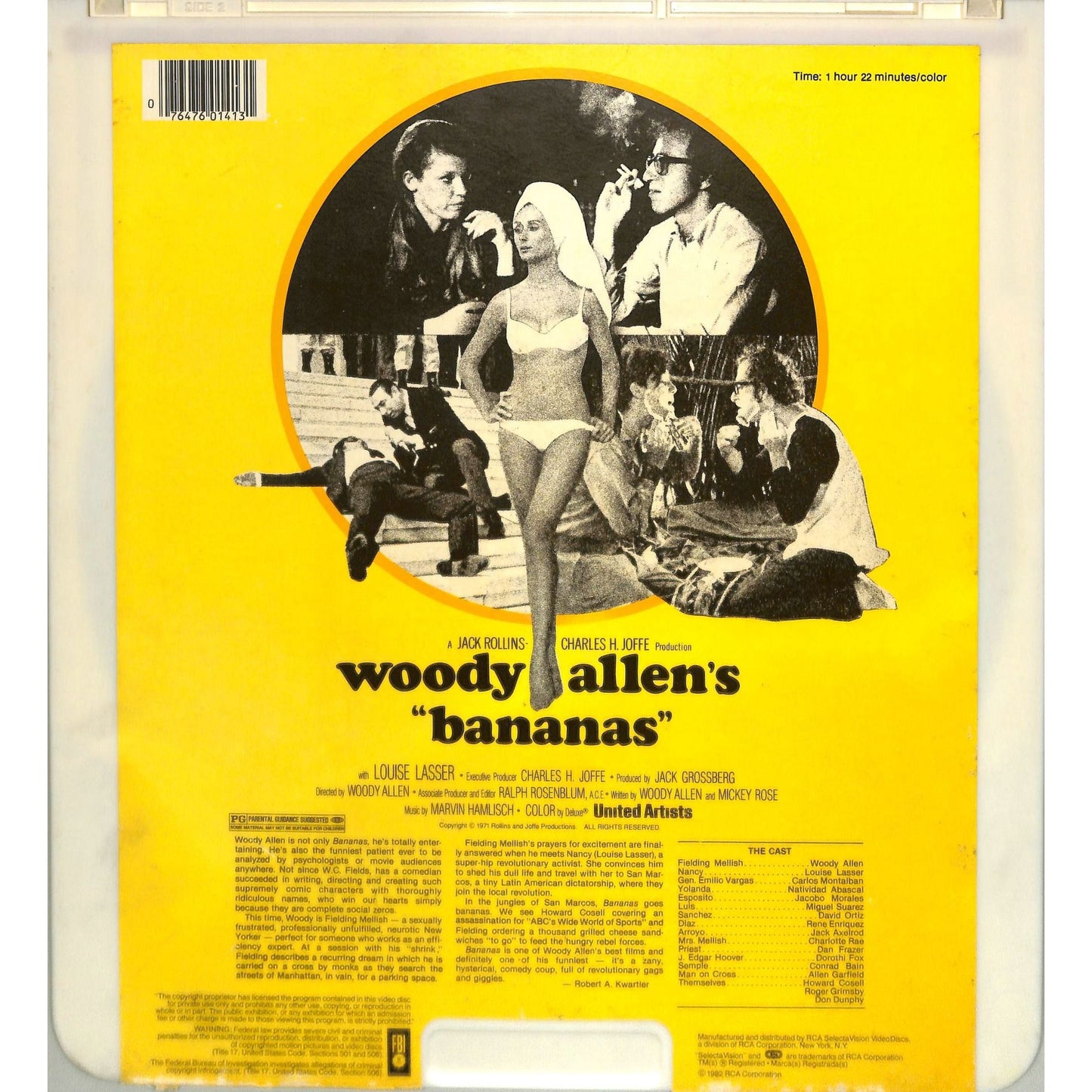 Bananas (1971) Vintage CED Videodisc
