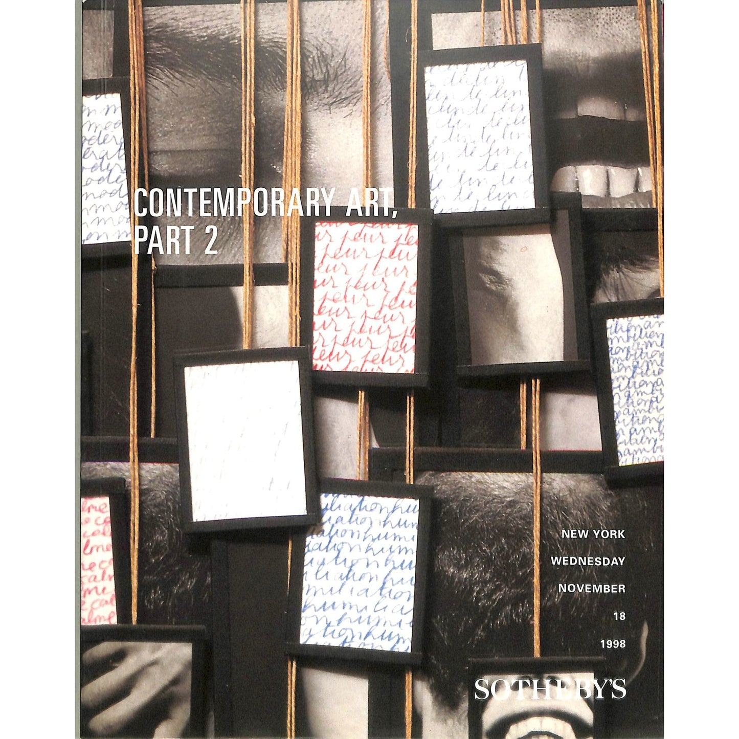 Sotheby’s Contemporary Art Part II Catalog, 1998