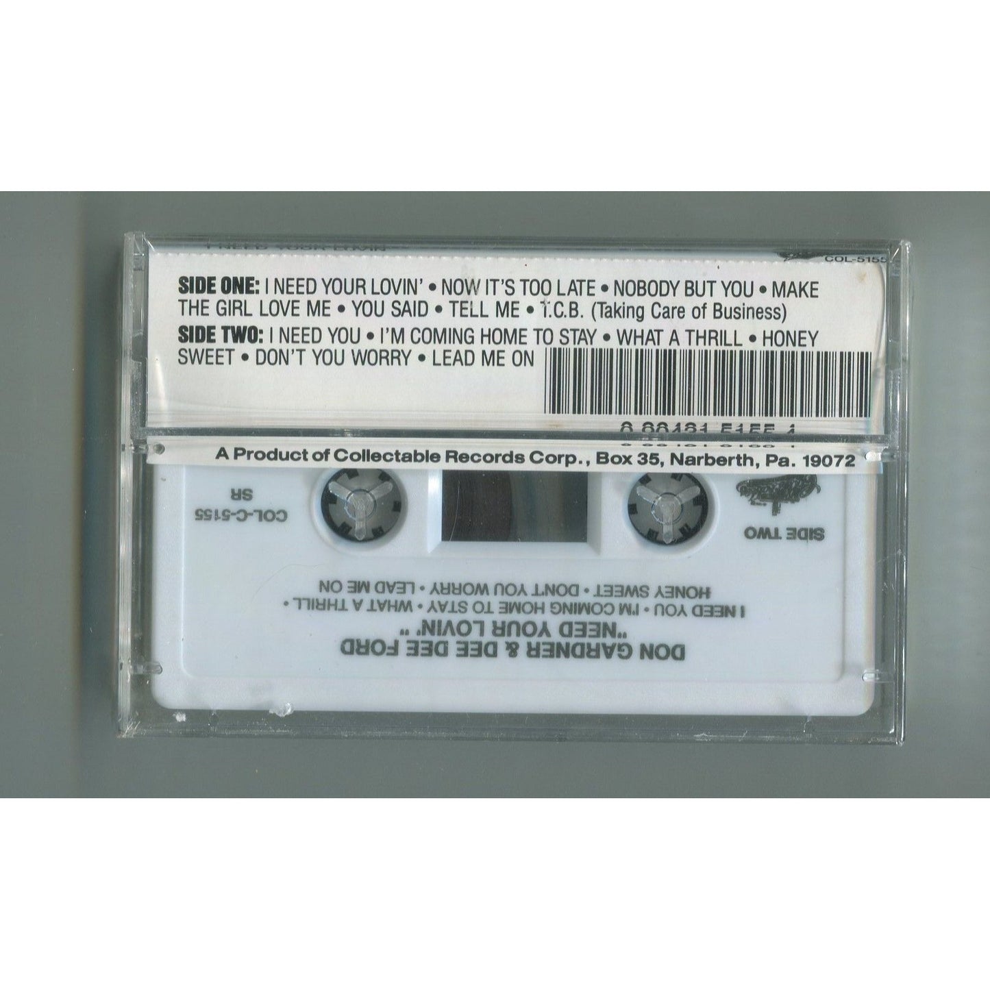 Don Gardner and Dee Dee Ford Need Your Lovin' Cassette Tape NEW SEALED UNUSED