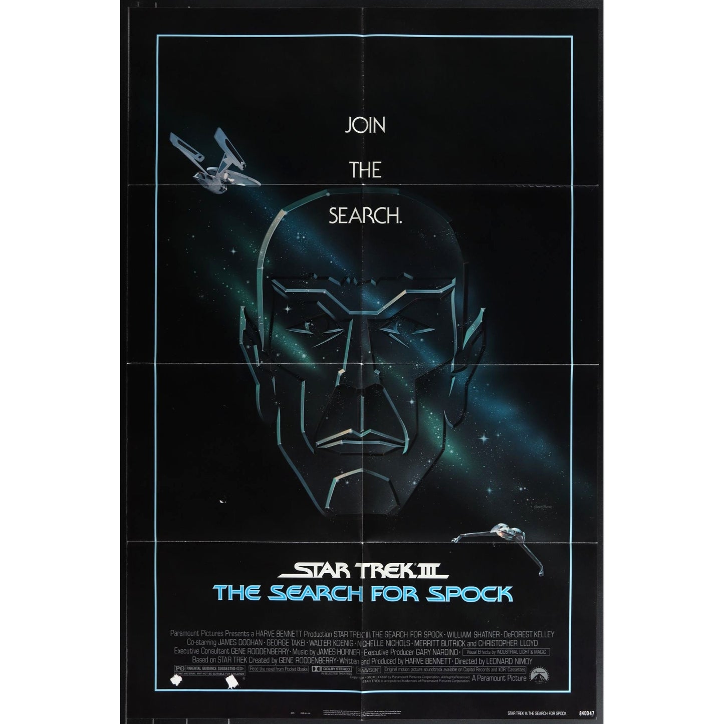 Star Trek III: The Search for Spock (1984) Original Movie Poster F 27x41 EM4-139