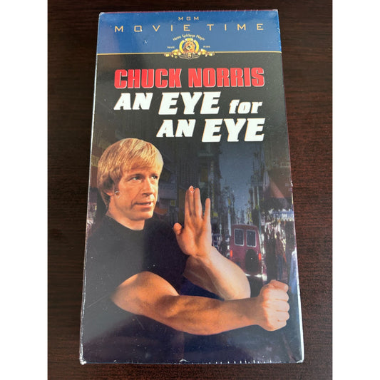 An Eye for an Eye (1981) VHS BRAND NEW SEALED Chuck Norris Action