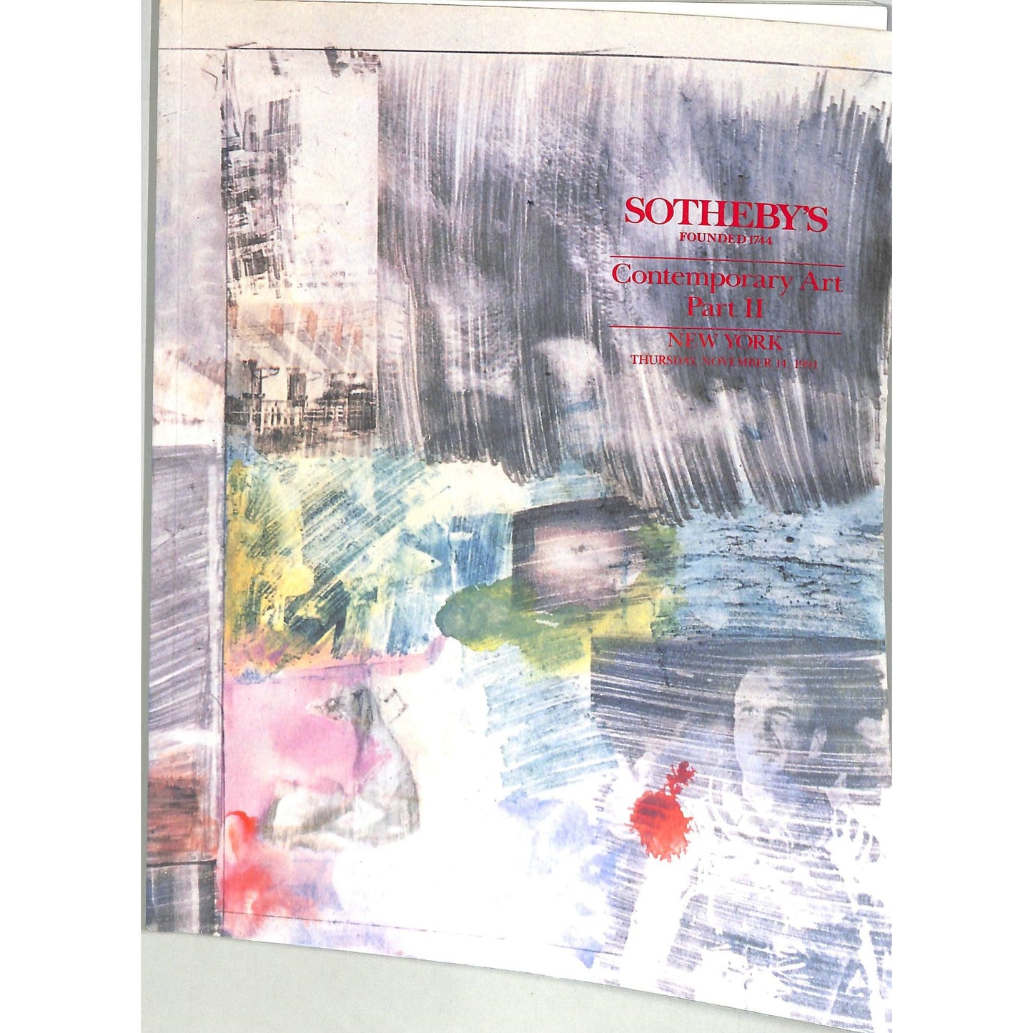 Sotheby's Contemporary Art Auction Catalog (Part 2) November 14, 1991