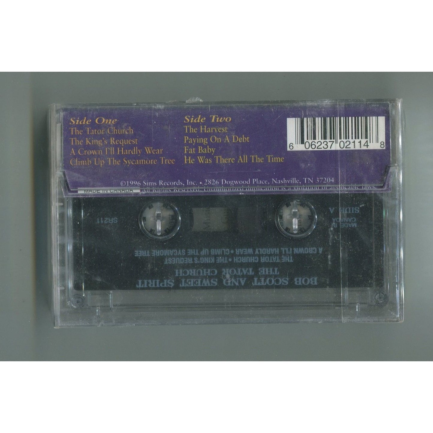 Bob Scott and Sweet Spirit - The Tator Church Cassette Tape NEW SEALED UNUSED