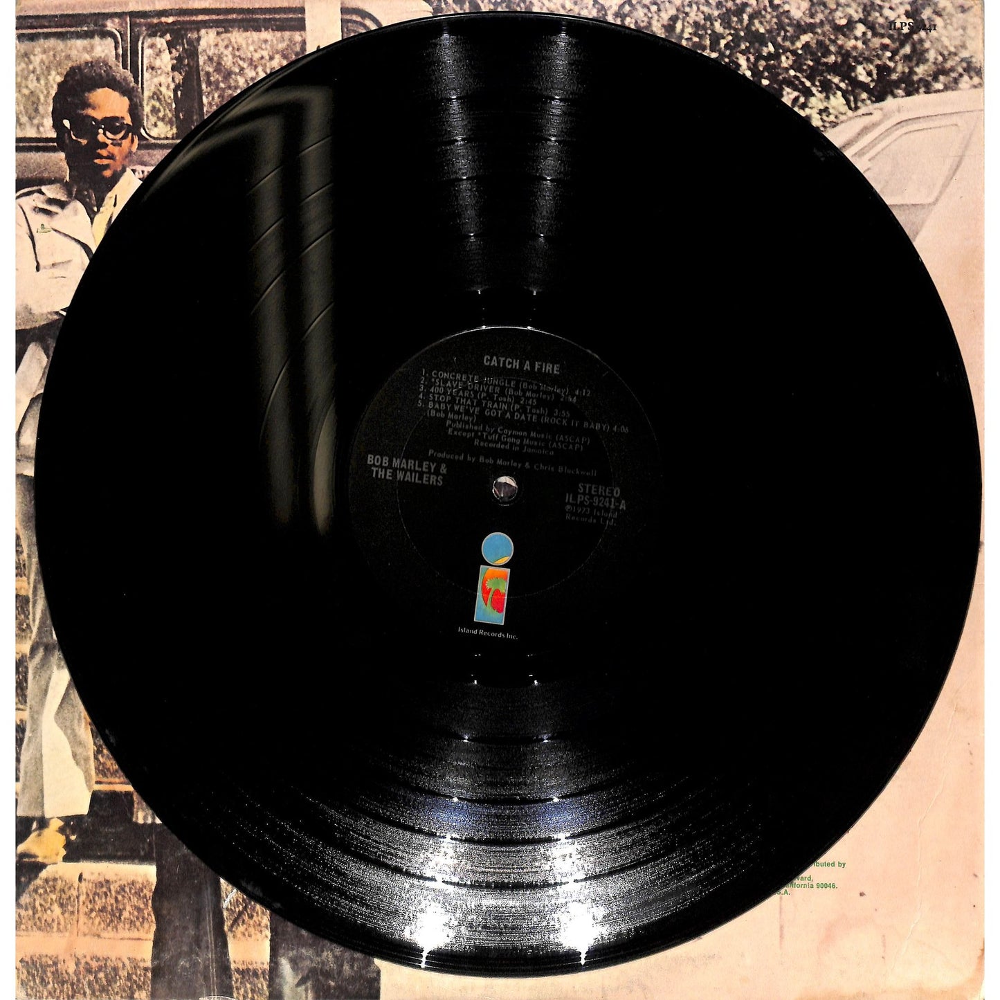 Bob Marley & The Wailers - Catch A Fire Vinyl Record ILPS 9241