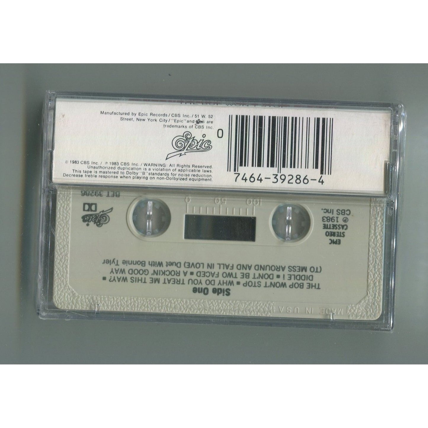 Shakin' Stevens The Bop Won't Stop Cassette Tape NEW SEALED UNUSED