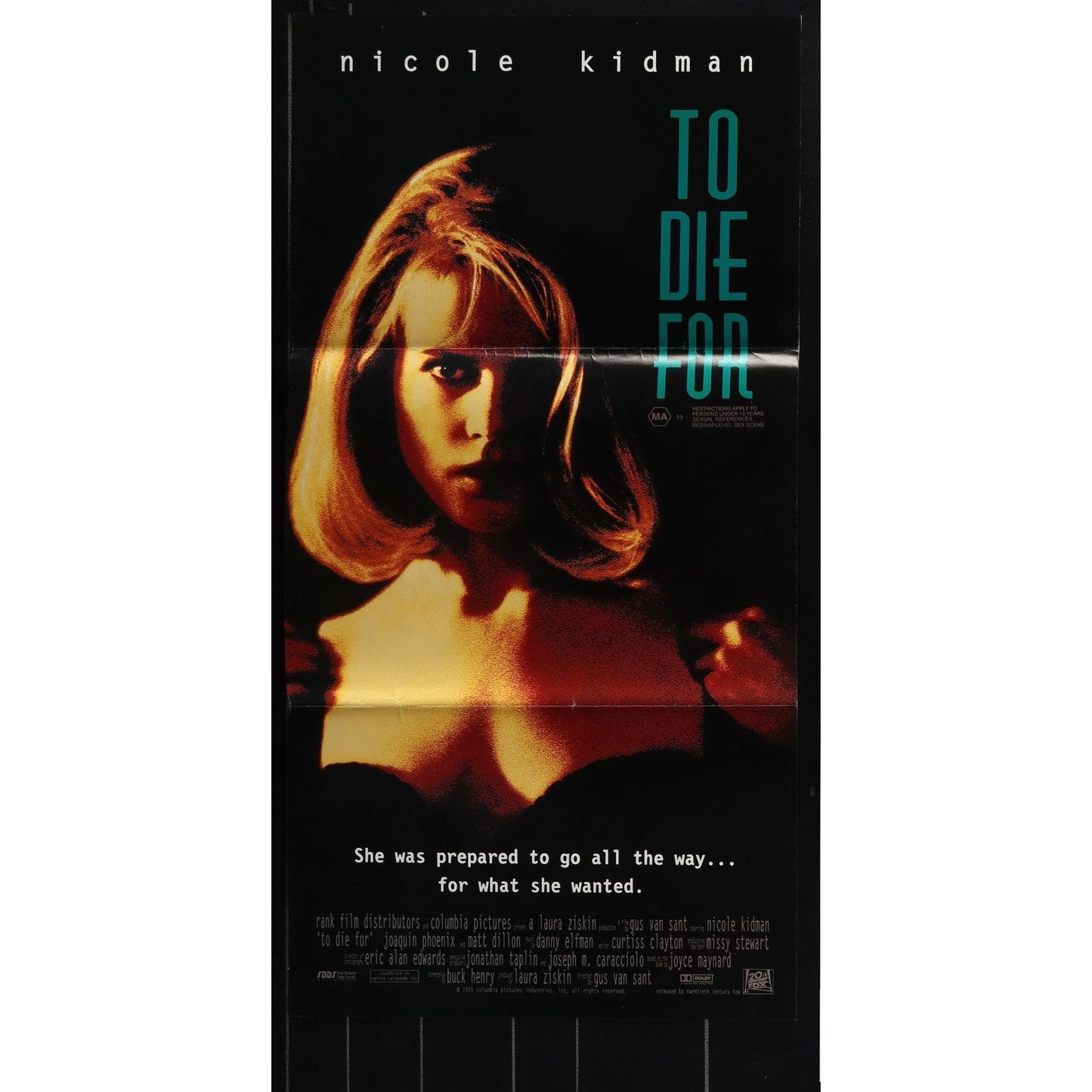 To Die For (1995) Original Daybill Movie Poster