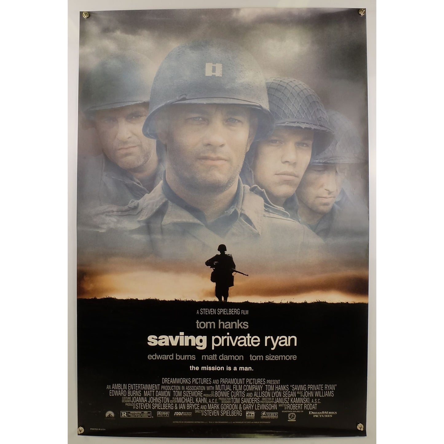 Saving Private Ryan (1998) Original Movie Poster Rolled Double-sided 27x40