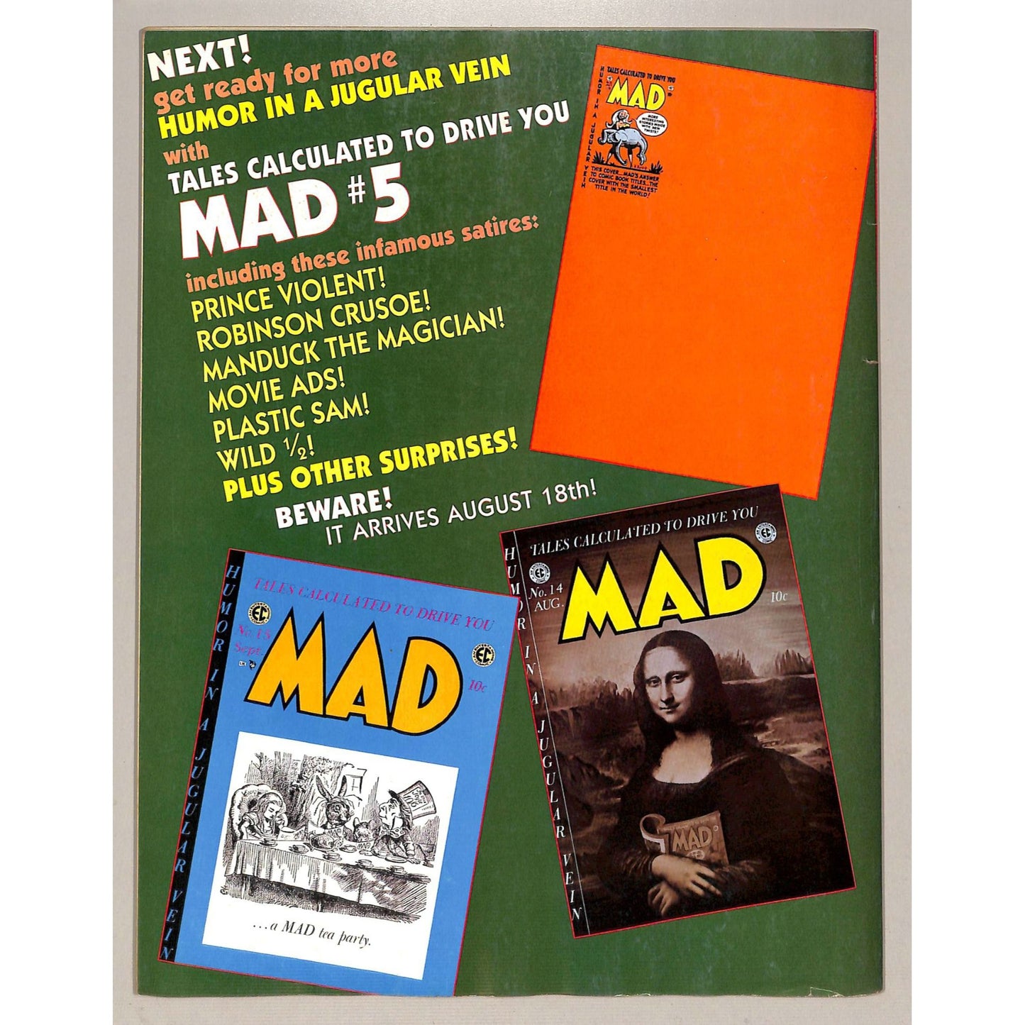 MAD Comic Book Magazine #4 Summer 1998 Excellent Condition
