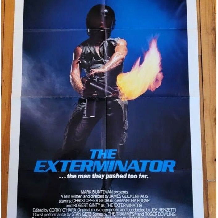 The Exterminator (1980) Original Movie Poster 27x41 Folded Robert Ginty