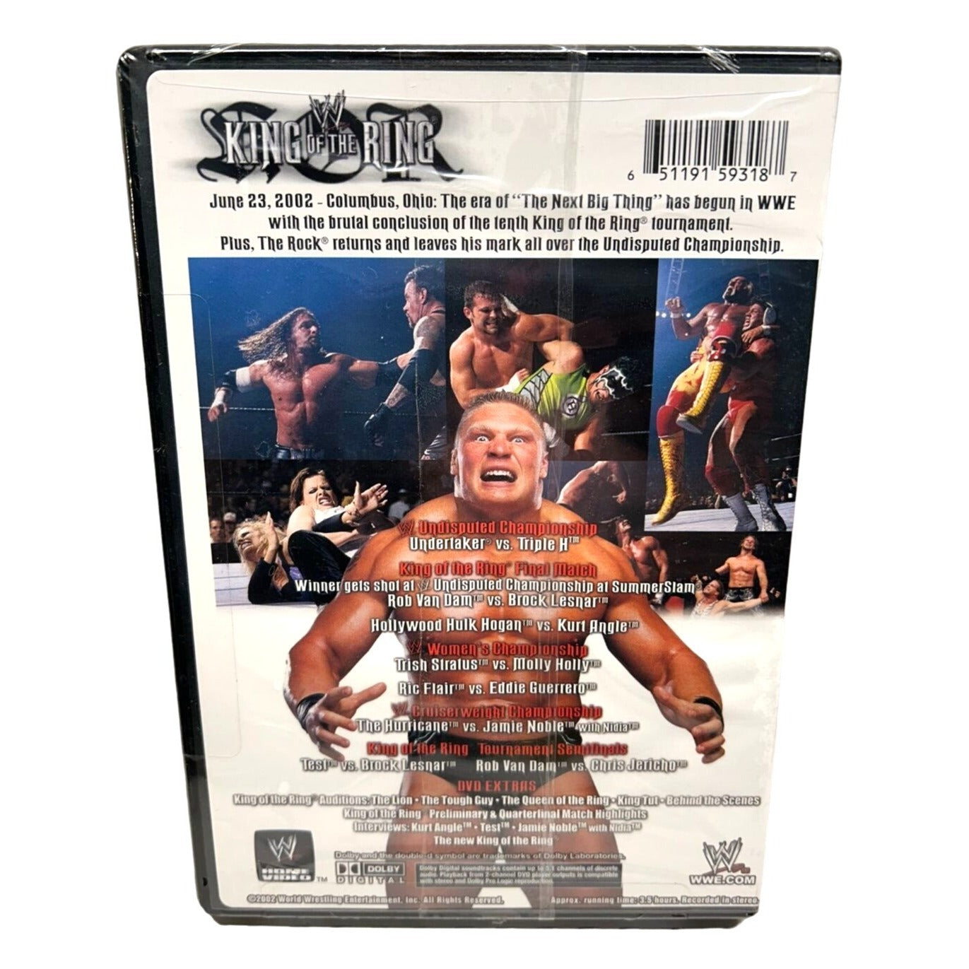 WWE - King of the Ring 2002 DVD BRAND NEW SEALED Undertaker Triple H Hulk Hogan