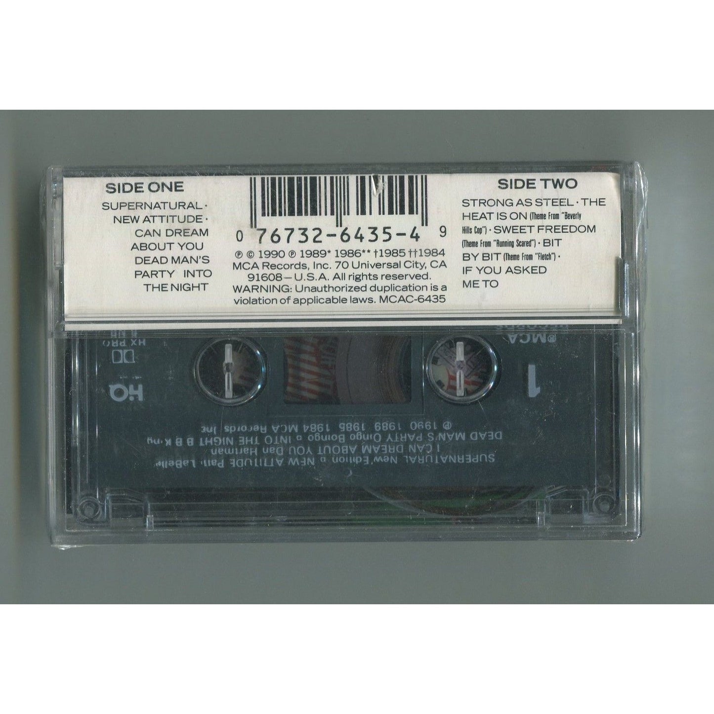 Soundtrack Smashes The 80's Cassette Tape NEW SEALED UNUSED