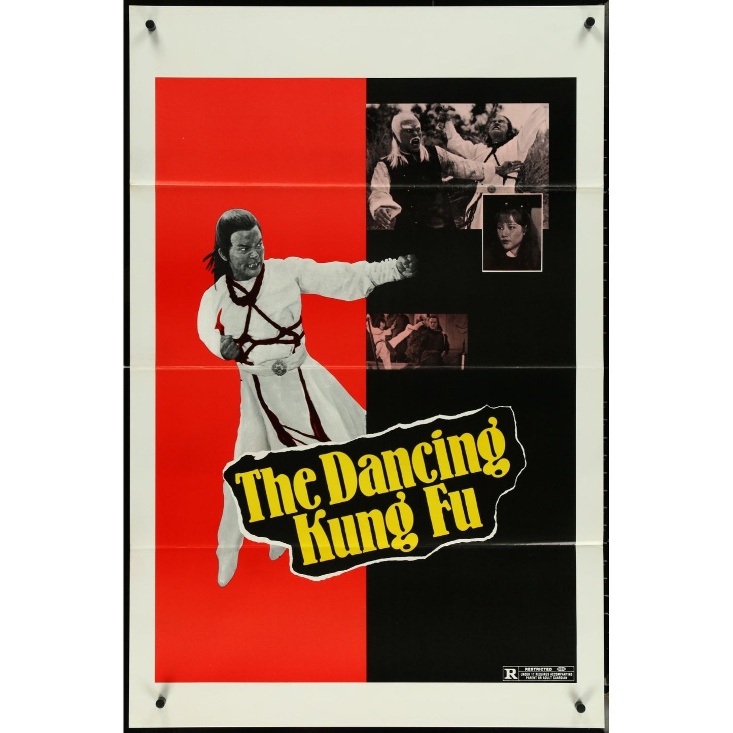 Lot of 32 Tri-Folded Kung-Fu One-Sheet Original Movie Posters 70s & 80s EM2A12