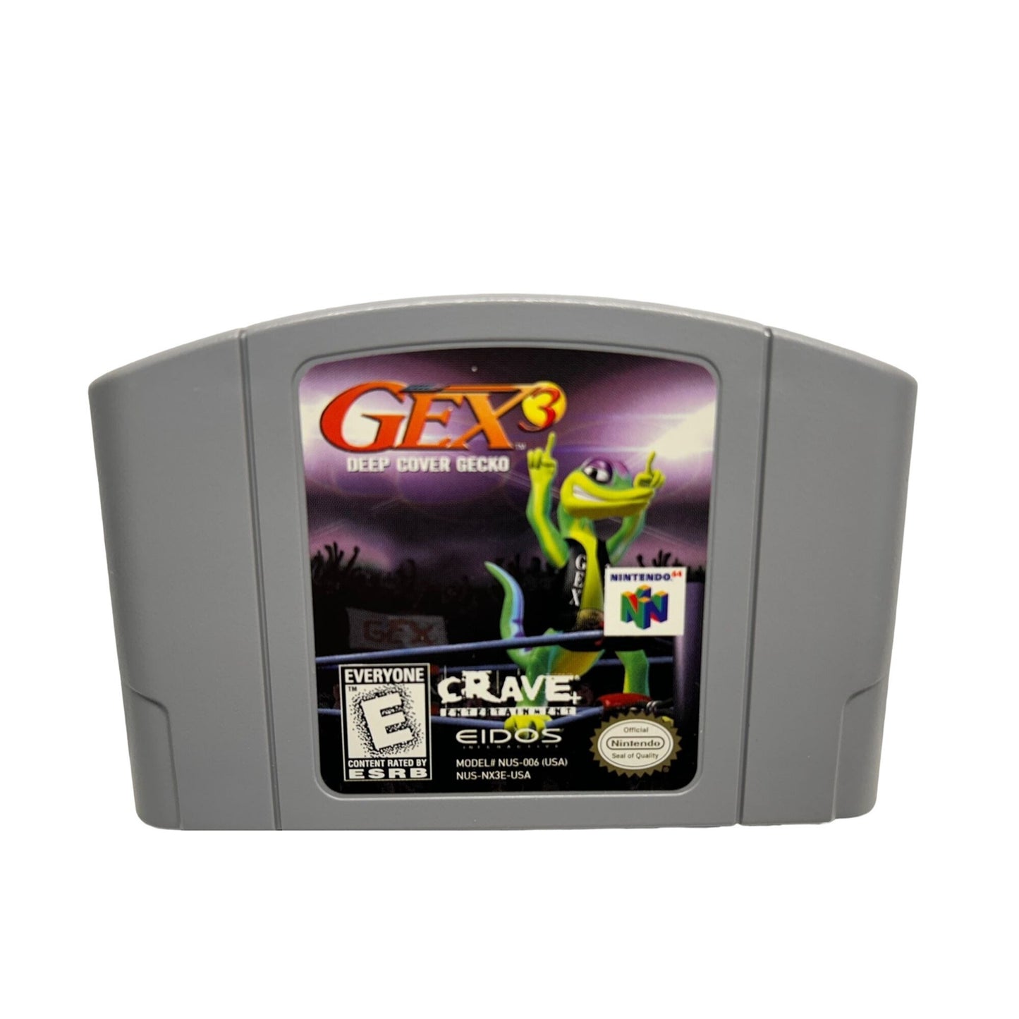 Gex 3: Deep Cover Gecko (Nintendo 64 N64, 1999) CIB Complete TESTED WORKING
