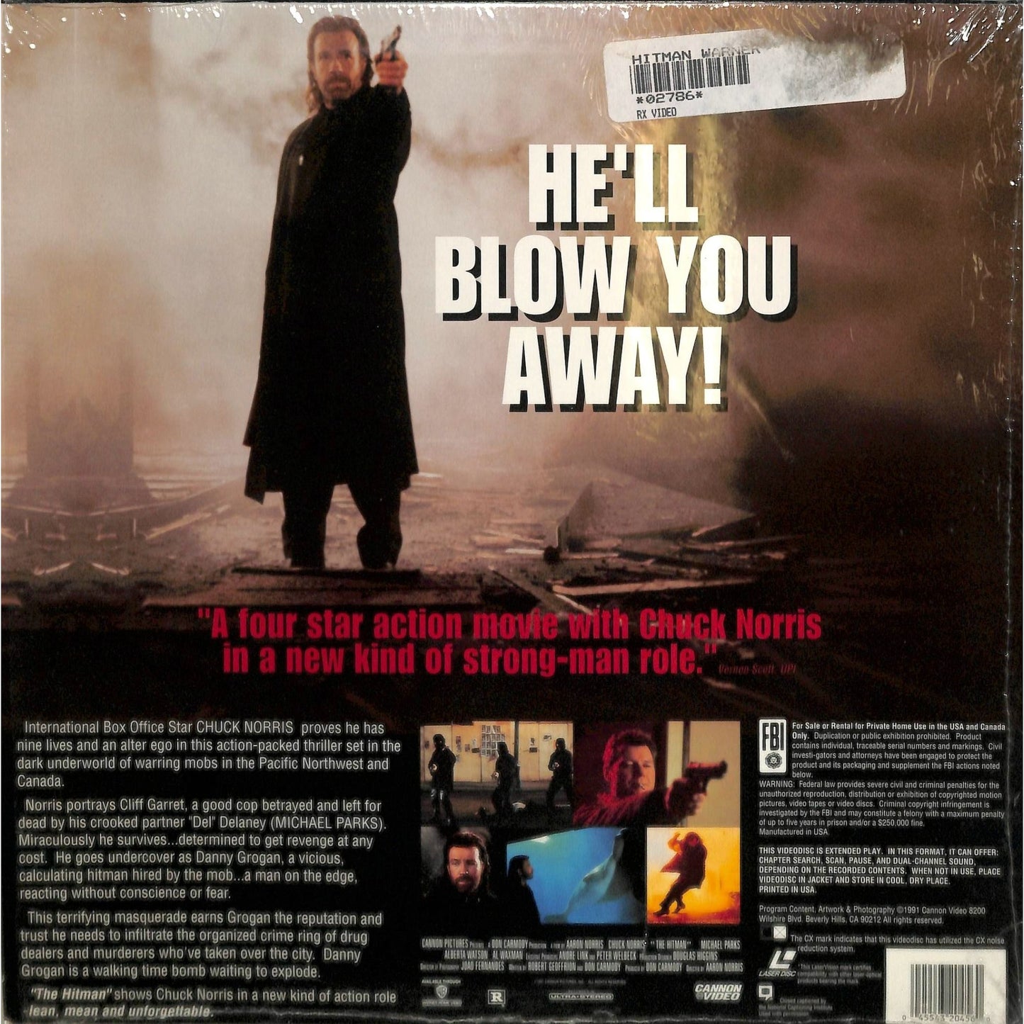 The Hitman (1991) Laserdisc