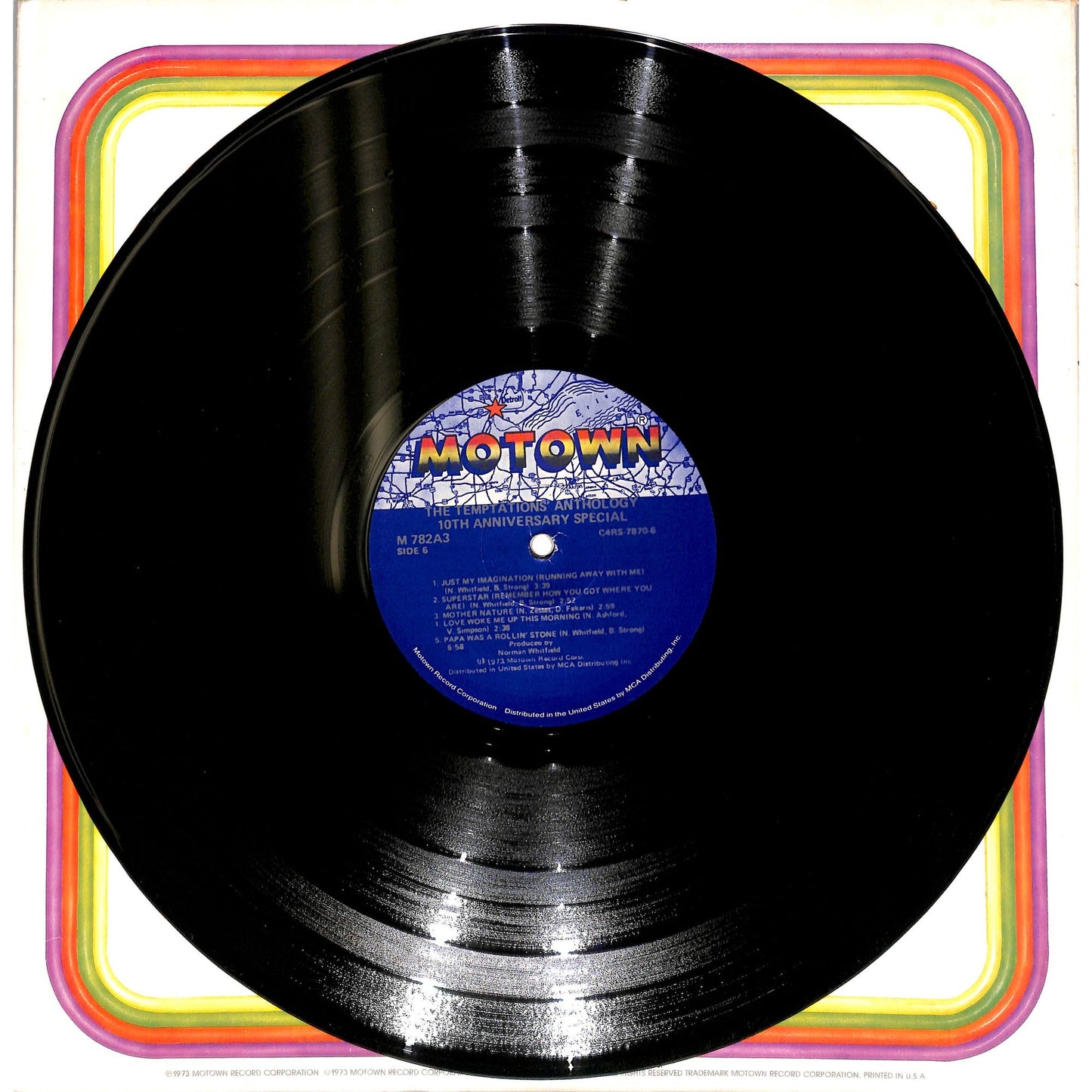 The Temptations - Anthology 3LP Vinyl Record M782A3