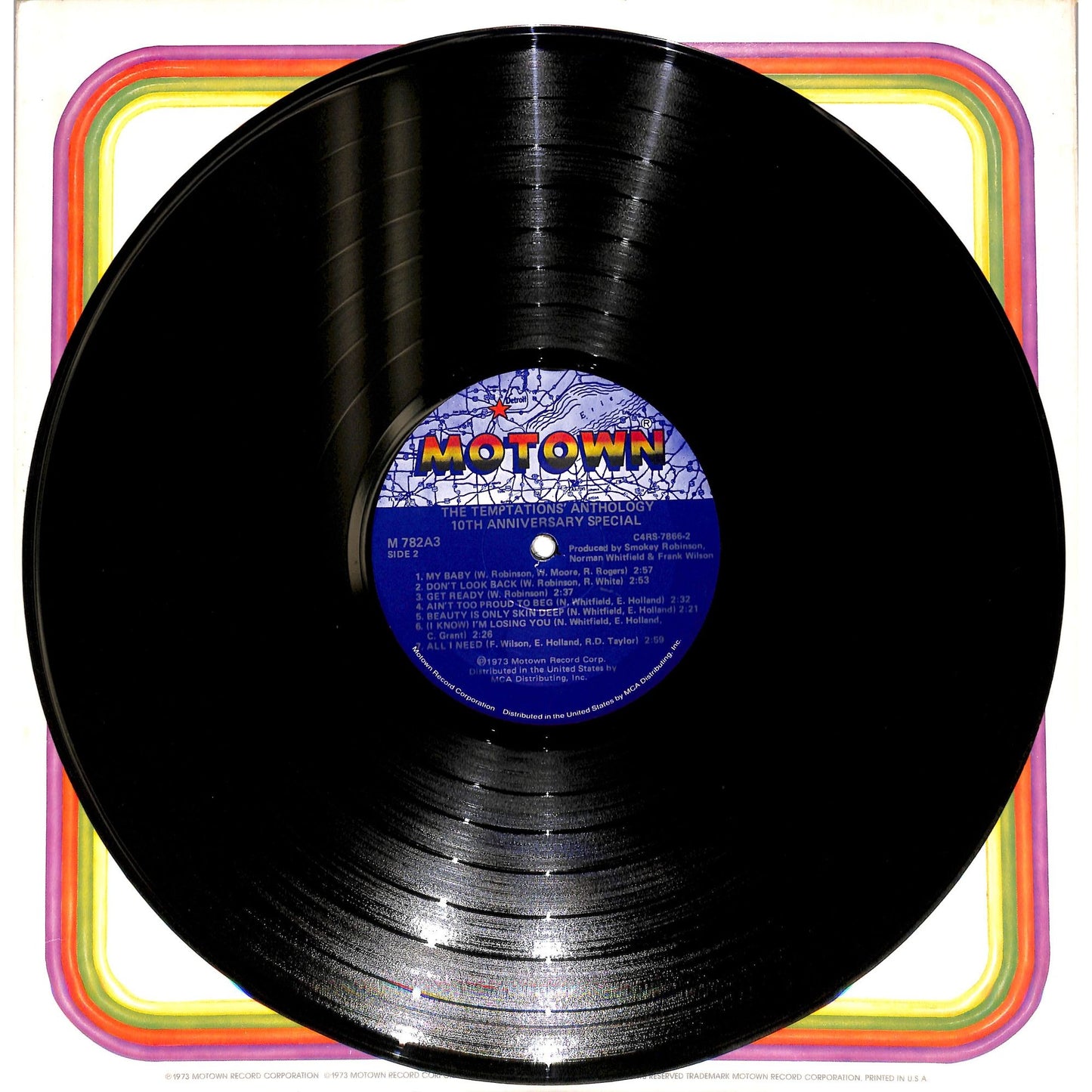 The Temptations - Anthology 3LP Vinyl Record M782A3