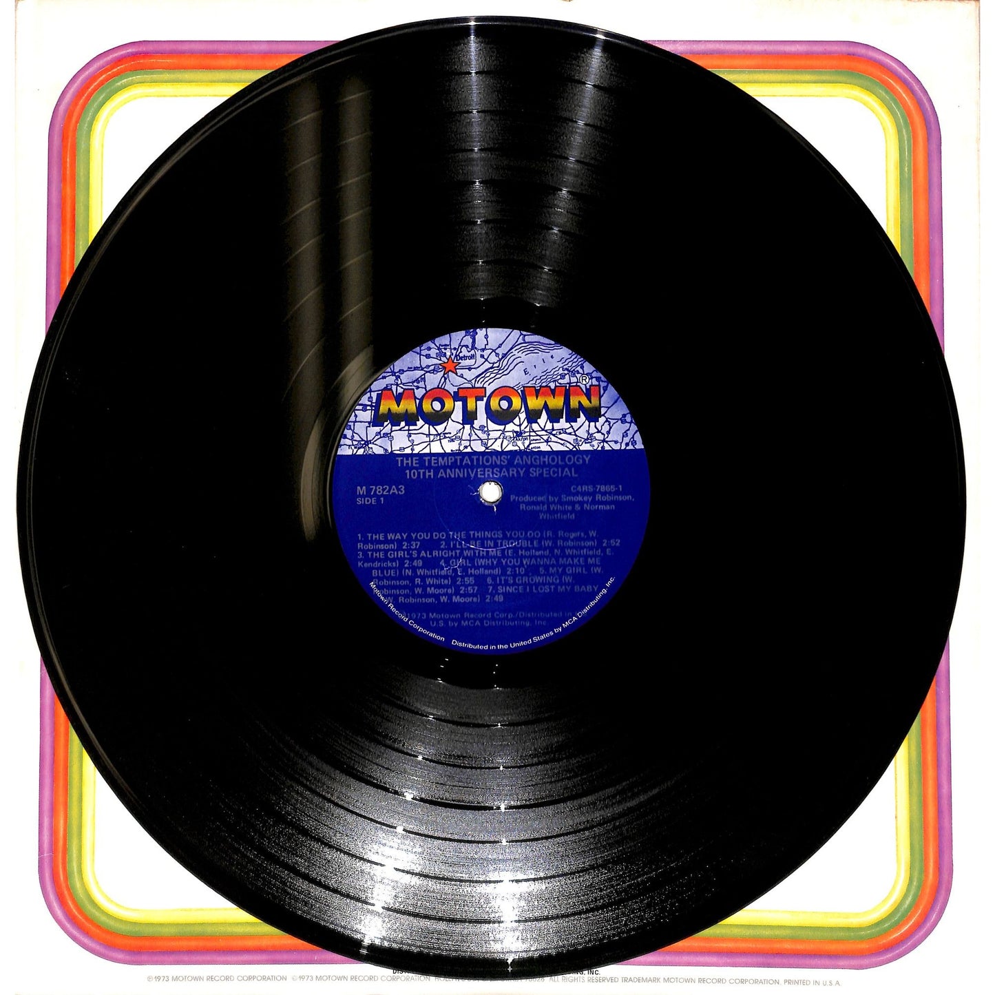The Temptations - Anthology 3LP Vinyl Record M782A3