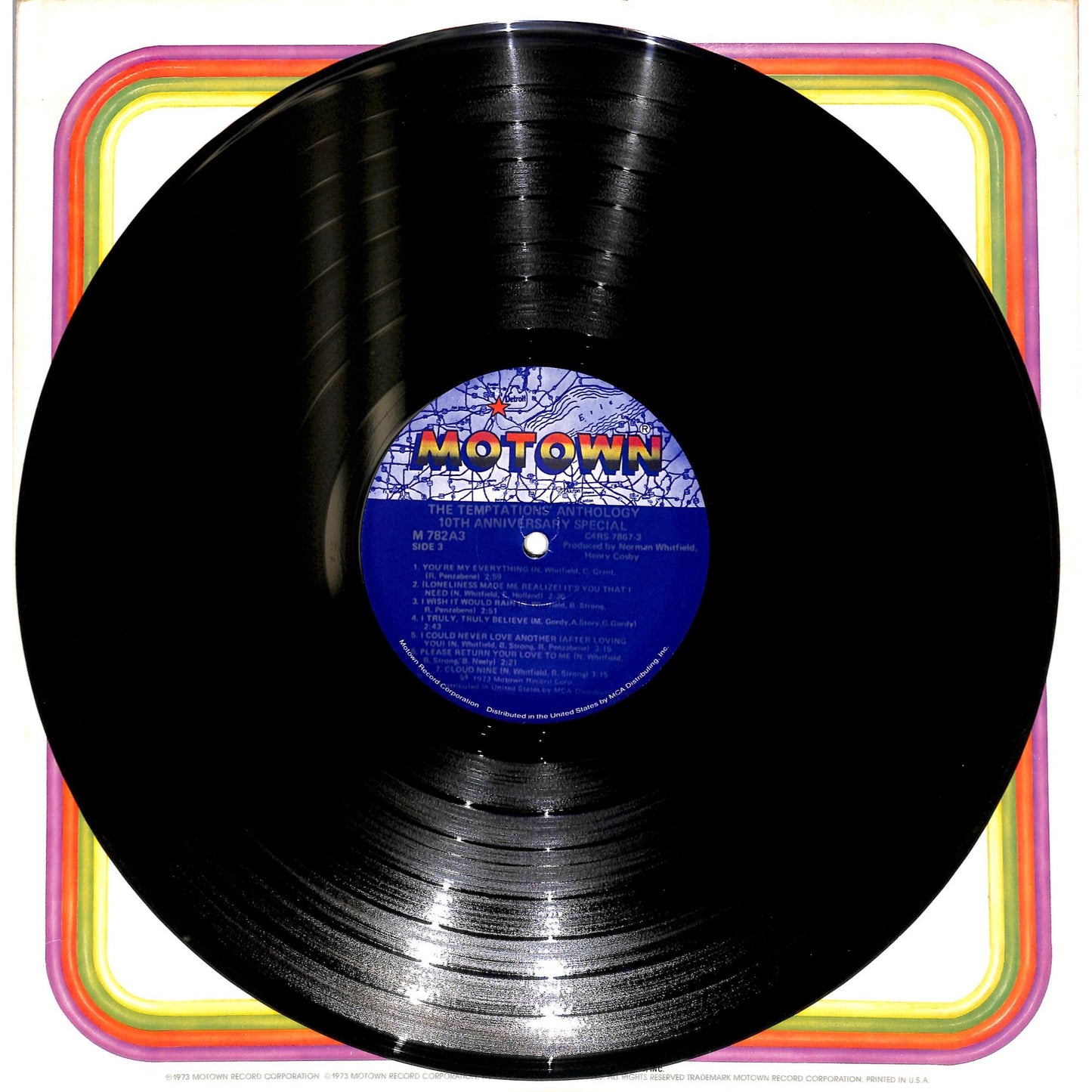 The Temptations - Anthology 3LP Vinyl Record M782A3