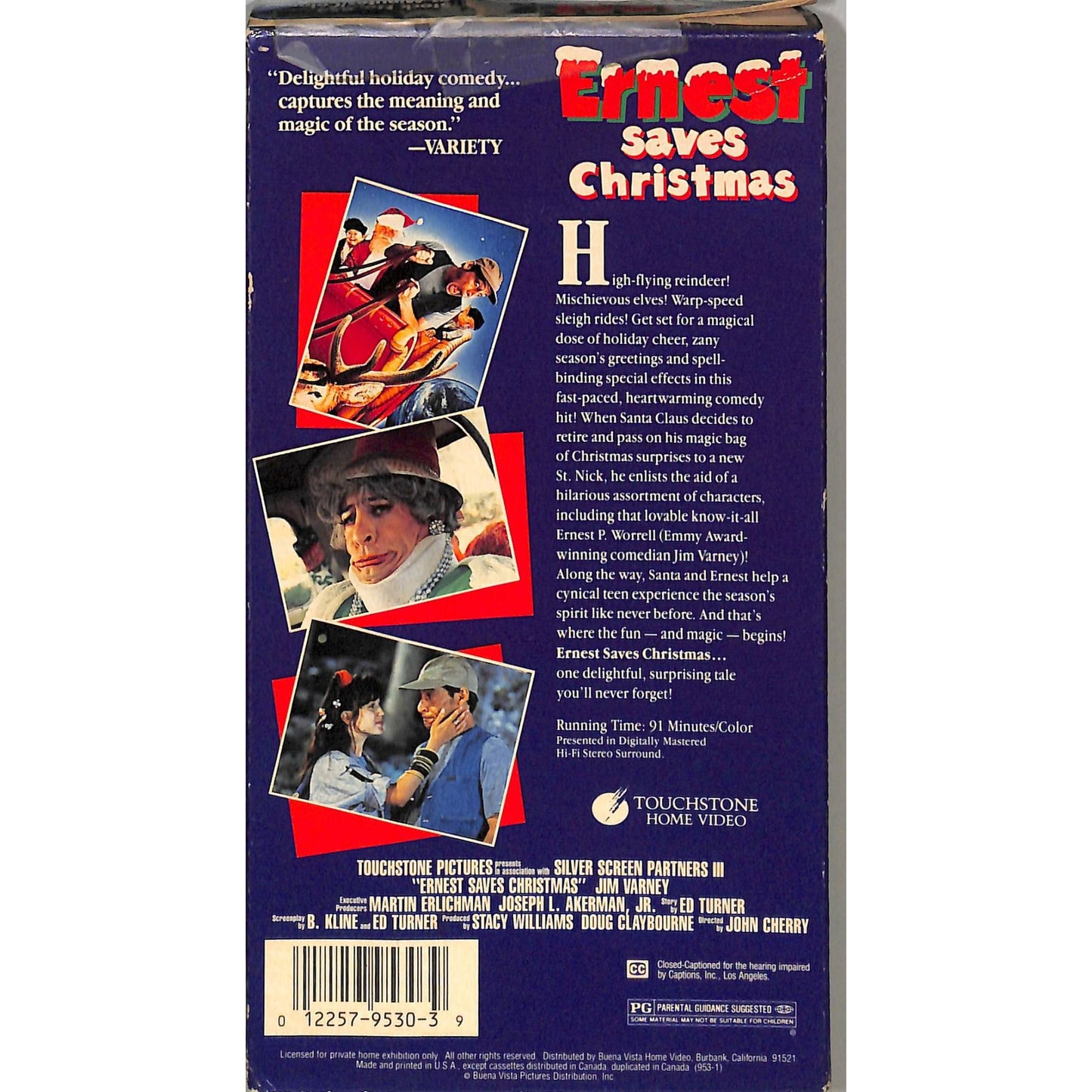 Ernest Saves Christmas (1988) VHS Tape Good condition