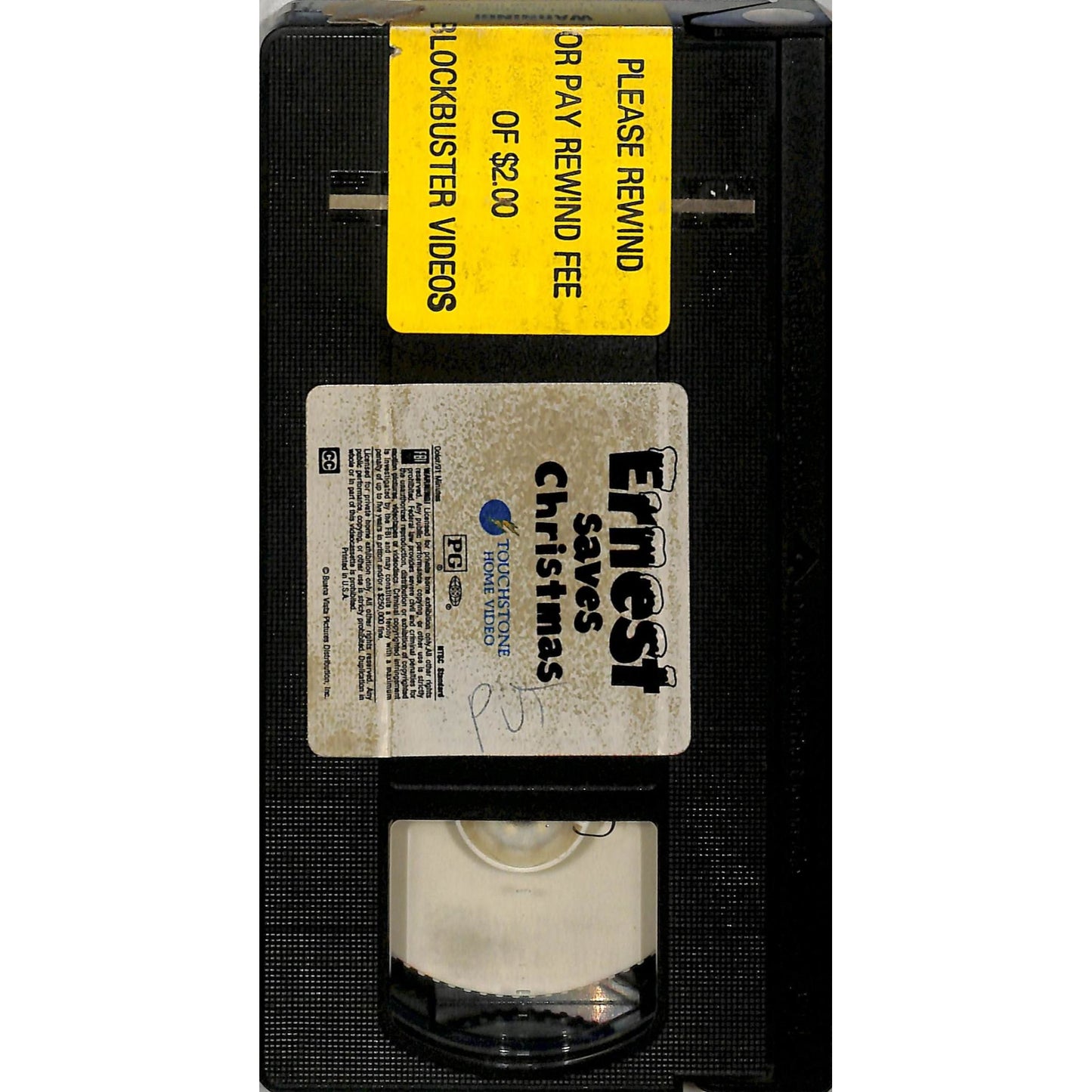 Ernest Saves Christmas (1988) VHS Tape Good condition