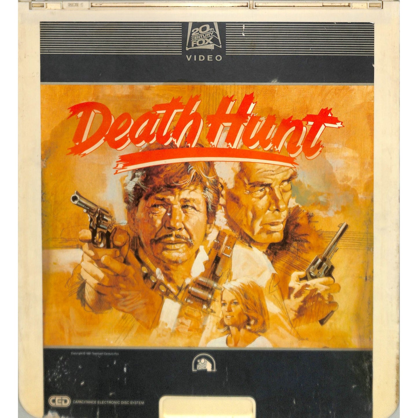 Death Hunt (1981) Vintage CED Videodisc