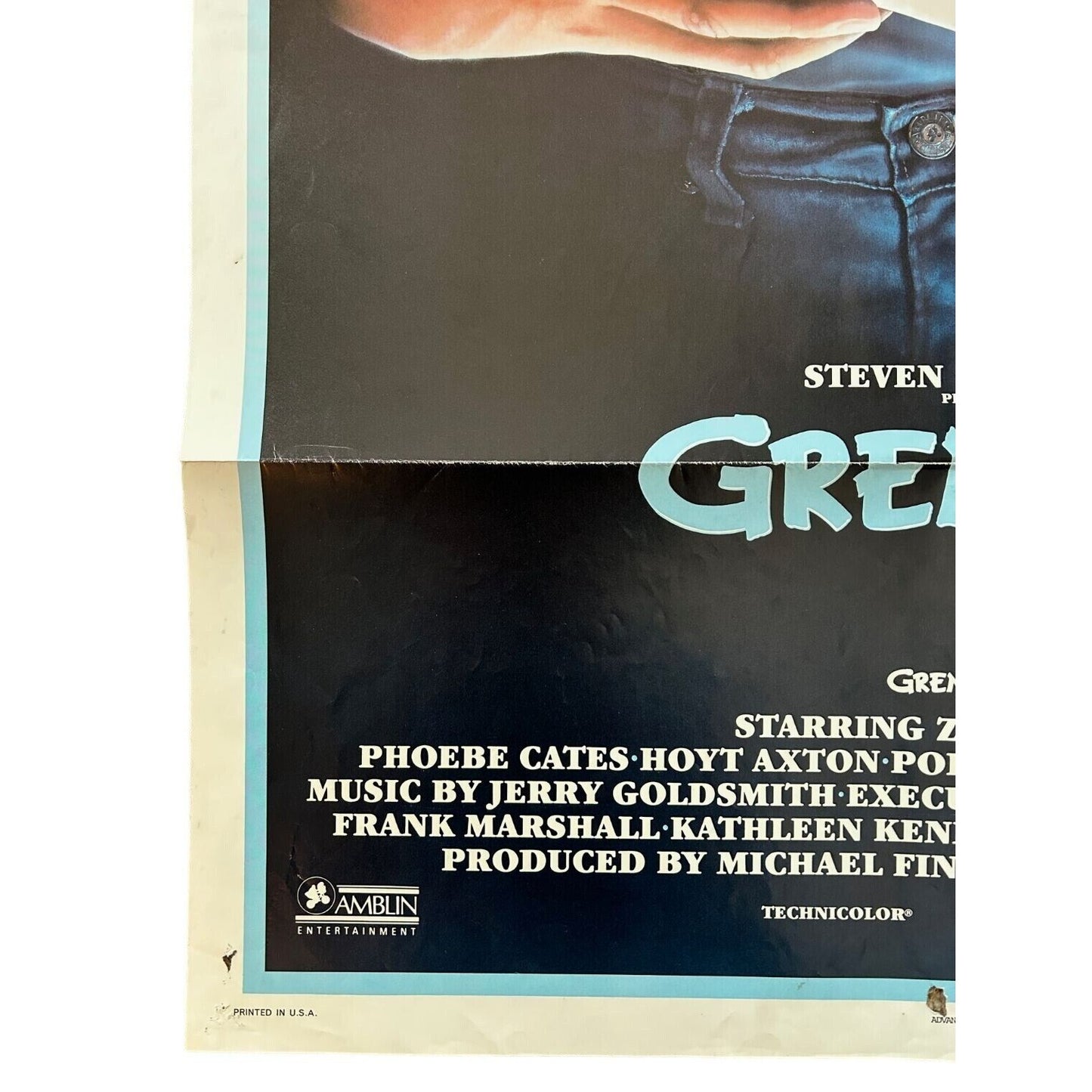 Gremlins (1984) Original Movie Poster One-Sheet 27x41 Folded Spielberg BP140