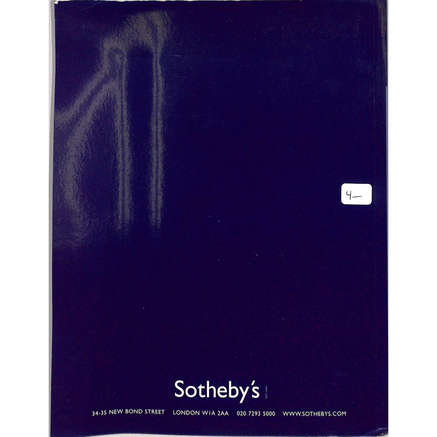 Sotheby's Impressionist and Modern Art Auction Catalog June 23, 2003