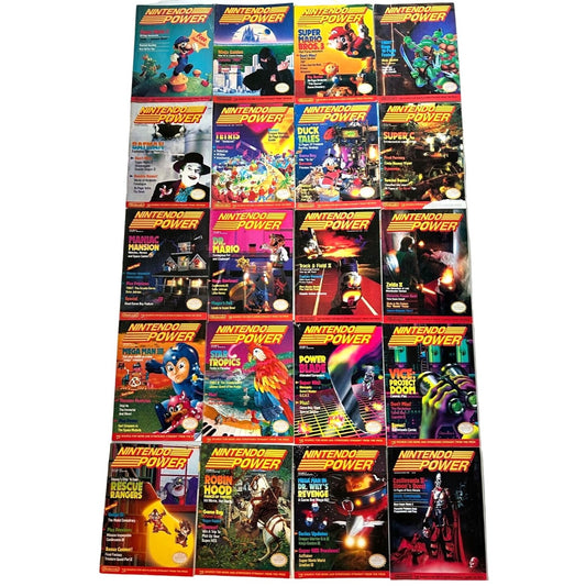 Nintendo Power Magazine - 21 Issues INCLUDING #1 plus Strategy Guides & Extras