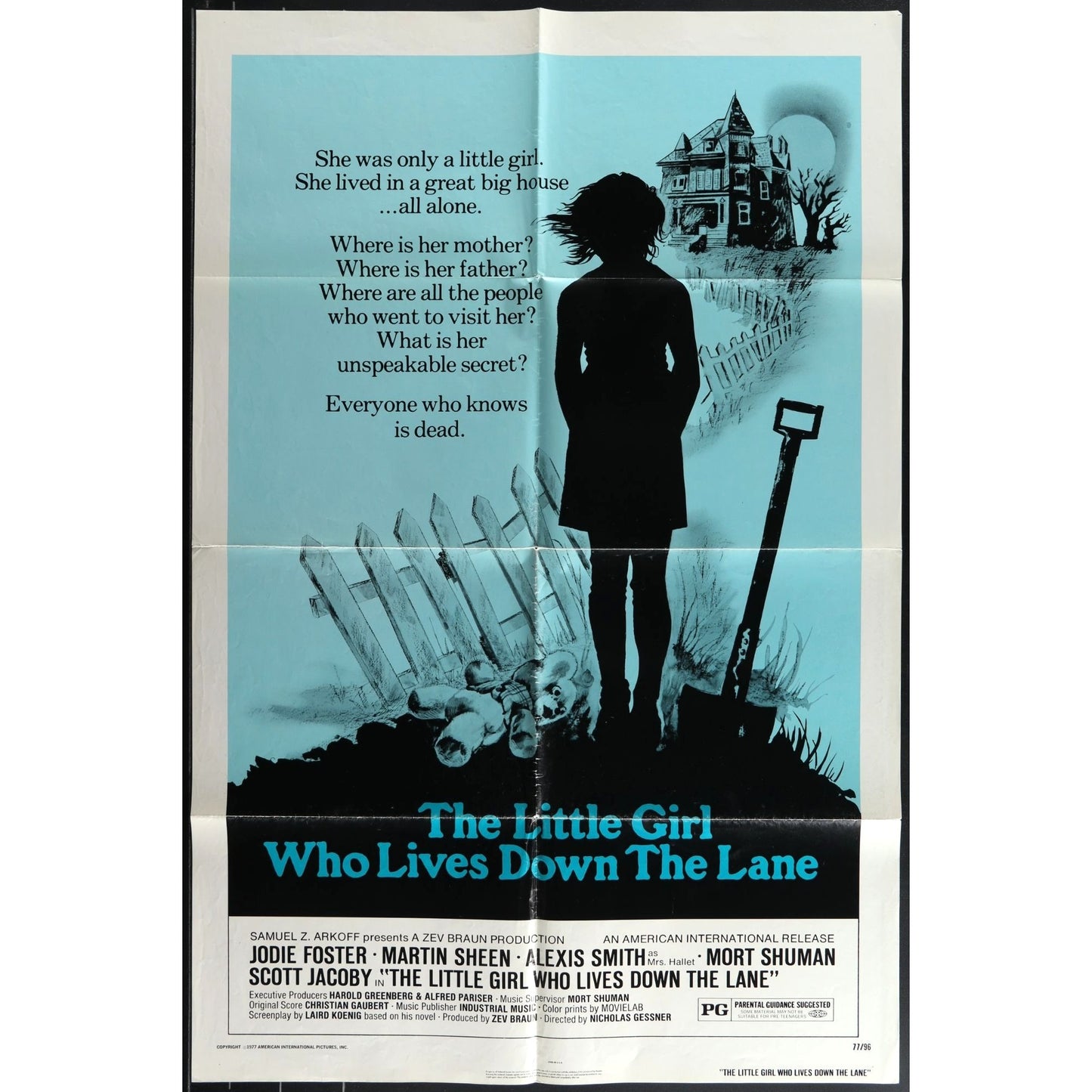 The Little Girl Who Lives Down the Lane (1976) Orig Movie Poster F 27x41 EM4-146