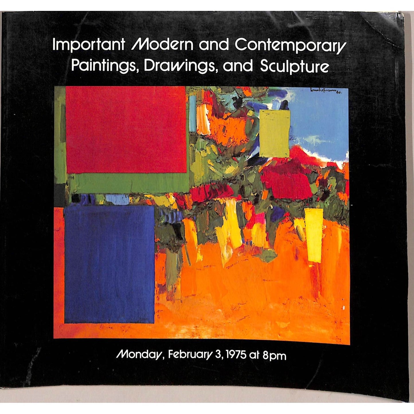 Sotheby's Important Modern and Contemporary Art Auction Catalog February 3, 1975