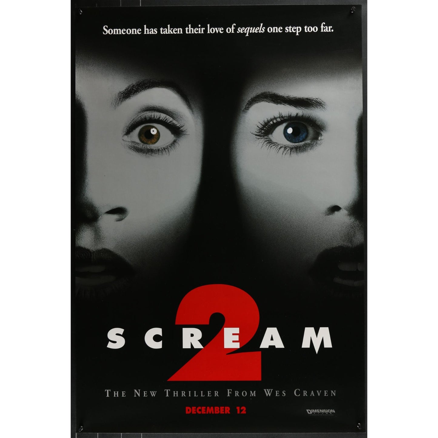 Scream 2 (1997) Original Movie Poster Rolled 27x40