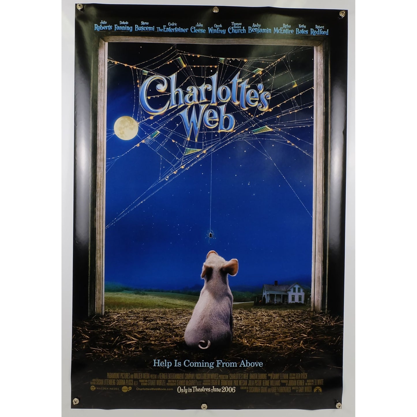 Charlotte's Web (2006) Original Movie Poster Rolled 27x40