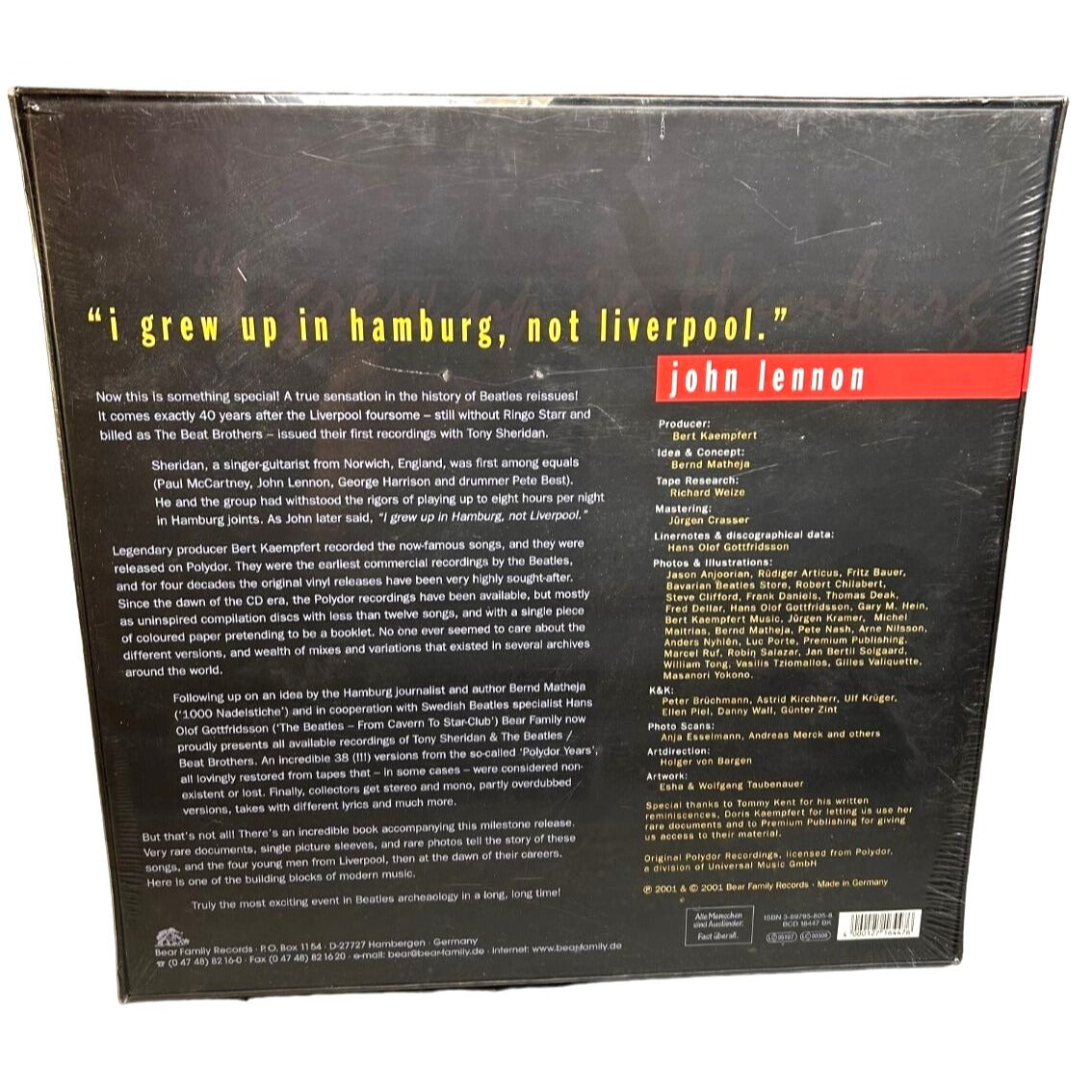 The Beatles Once Upon a Time in Germany 2001 German CD Album Box Set BCD16447BK