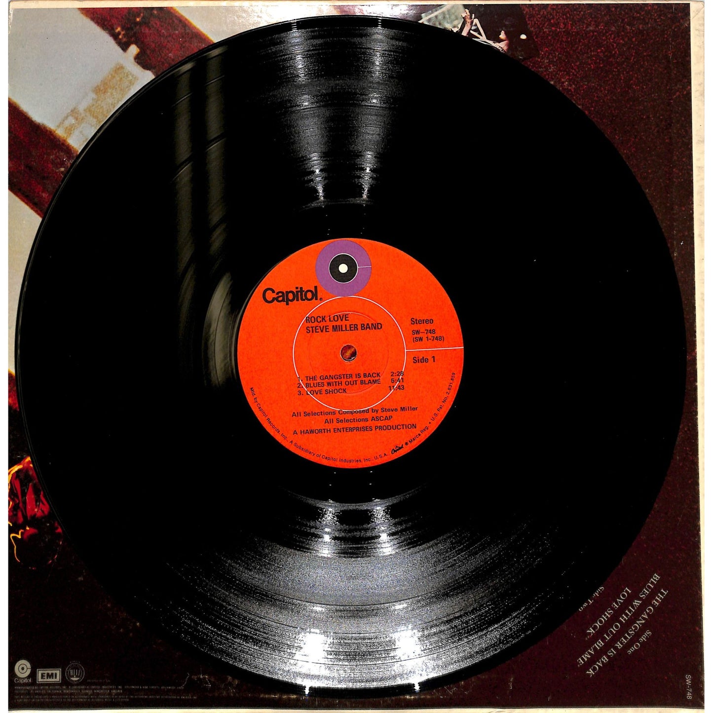 Steve Miller Band - Rock Love Vinyl Record SW-748