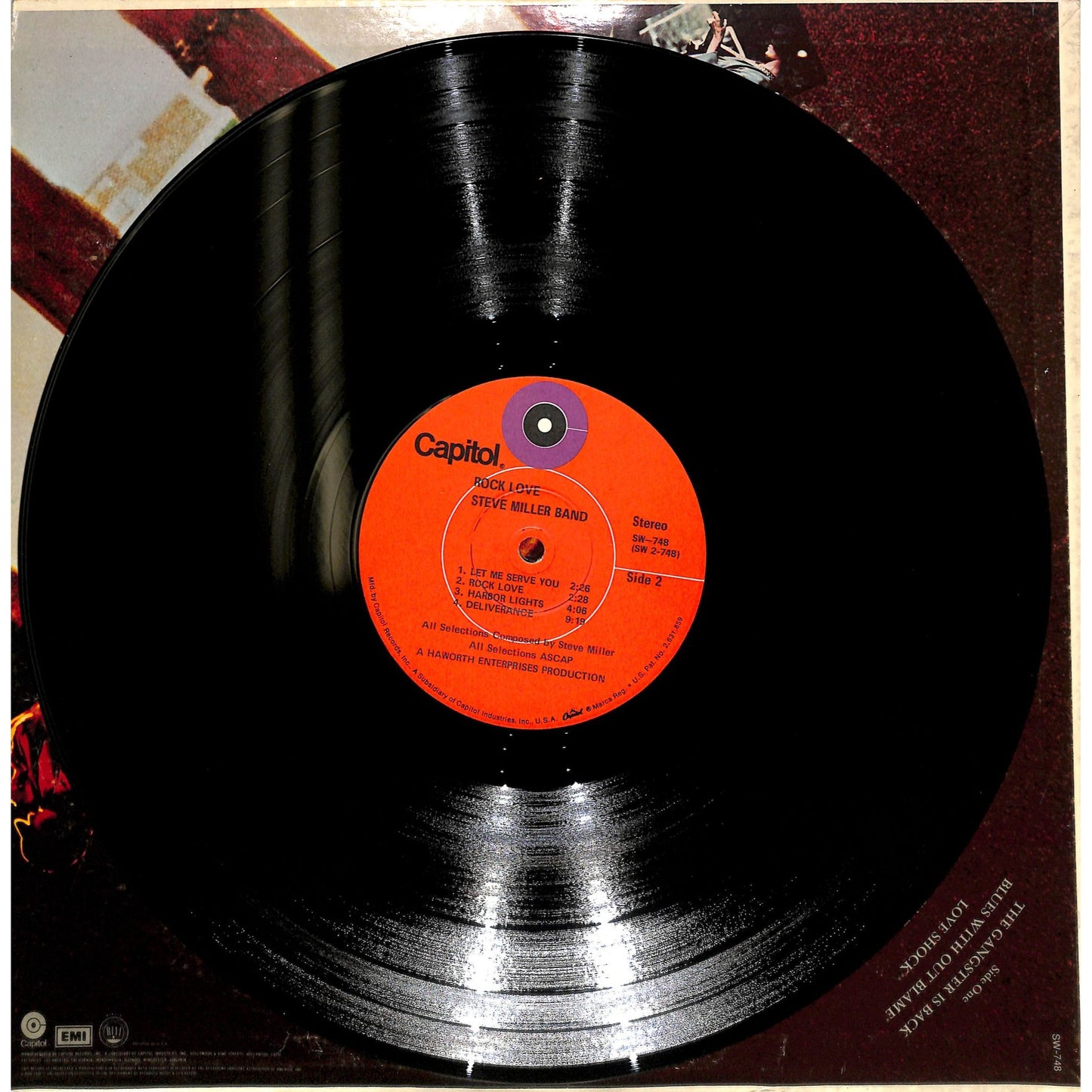 Steve Miller Band - Rock Love Vinyl Record SW-748