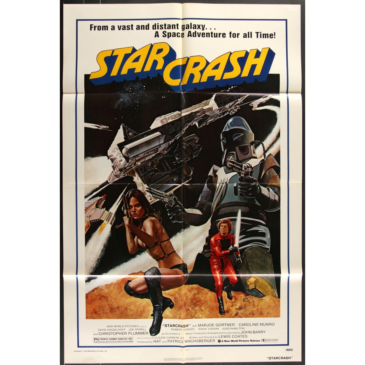 Starcrash (1978) Original Movie Poster Folded 27x41