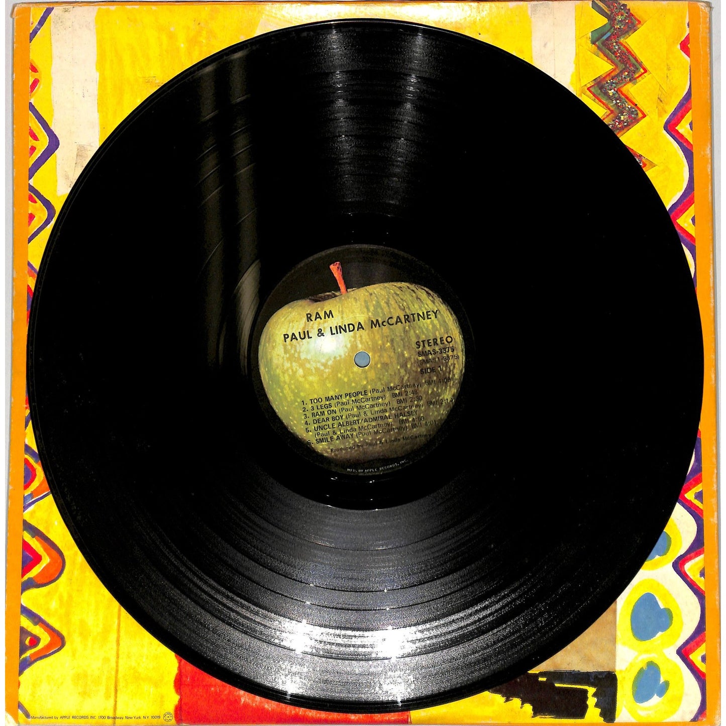 Paul & Linda McCartney - Ram Vinyl Record SMAS-3375
