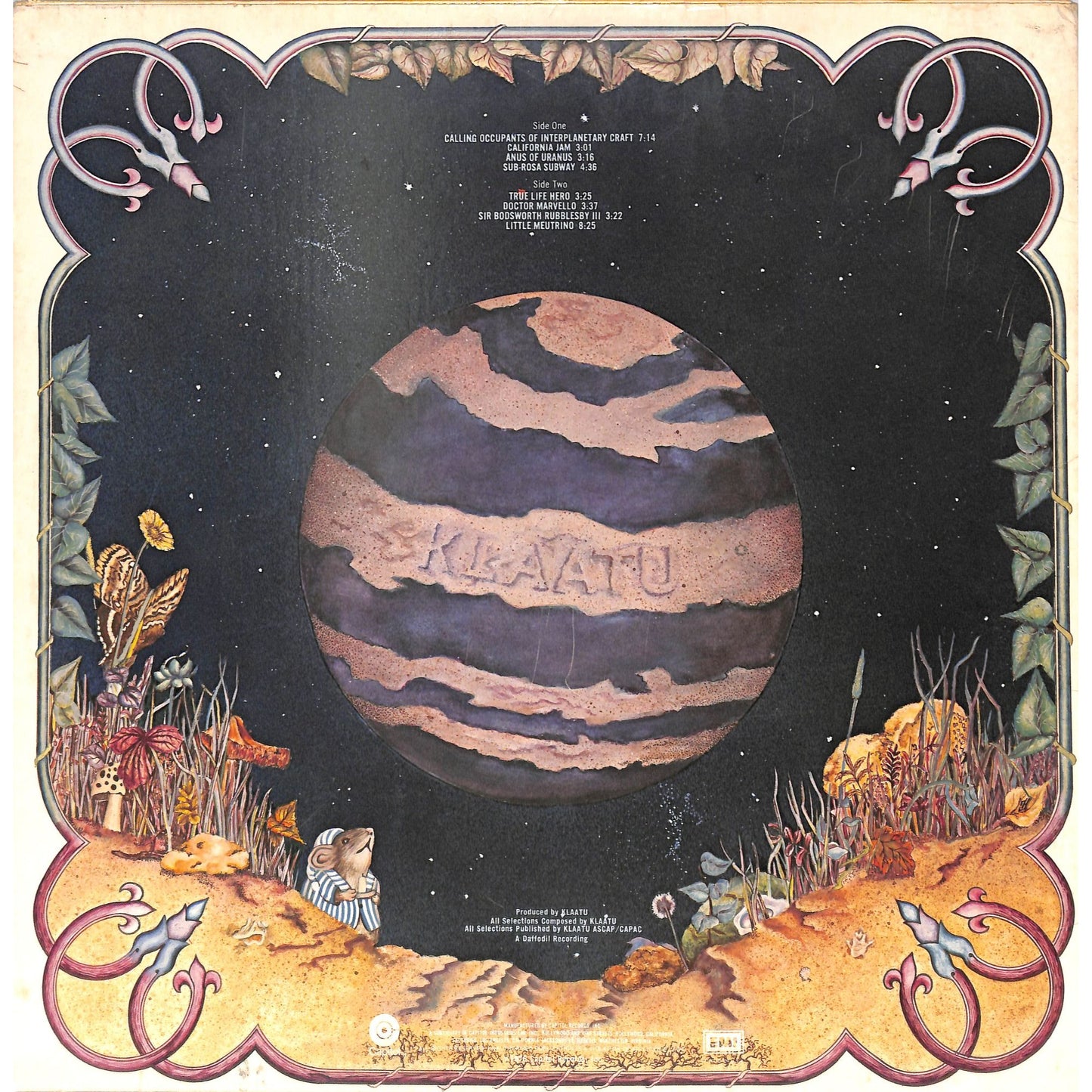 Klaatu Self-Titled Vinyl Record ST-11542