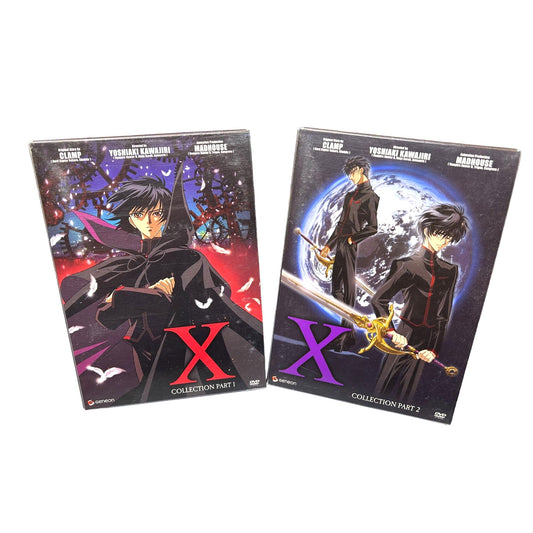 X (TV series) Anime Collection 1 & 2 full box sets 8 Volumes 24 Episodes Geneon