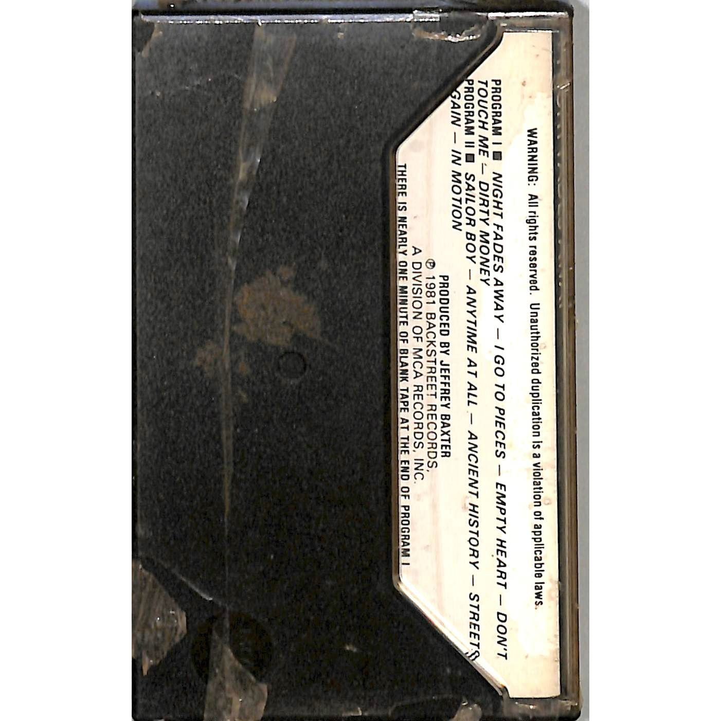 Nils Lofgren - Night Fades Away (1981) BRAND NEW SEALED Cassette