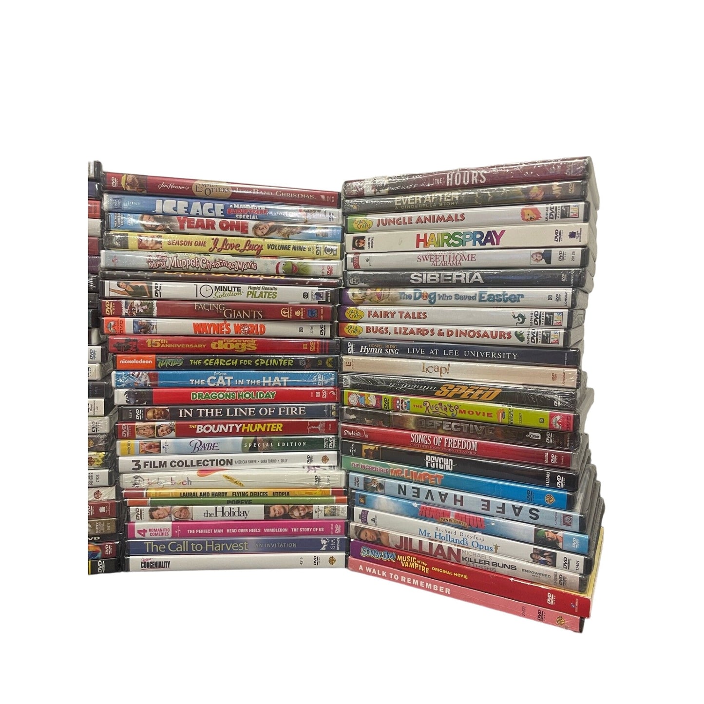BULK LOT 94 Brand New Sealed DVDs Movies, TV, Documentaries Multi-Genre SG2-12