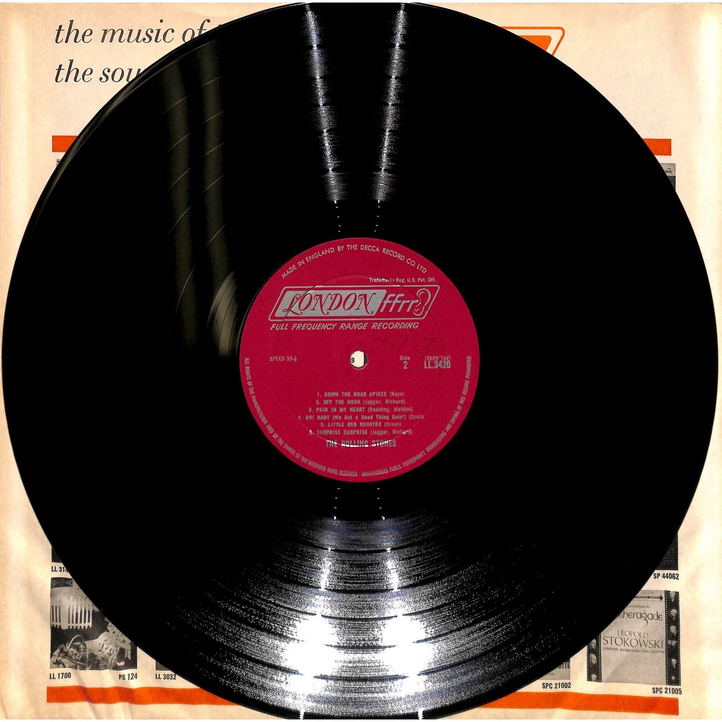 The Rolling Stones- Rolling Stones, Now! (1966) Vinyl Record LL 3420