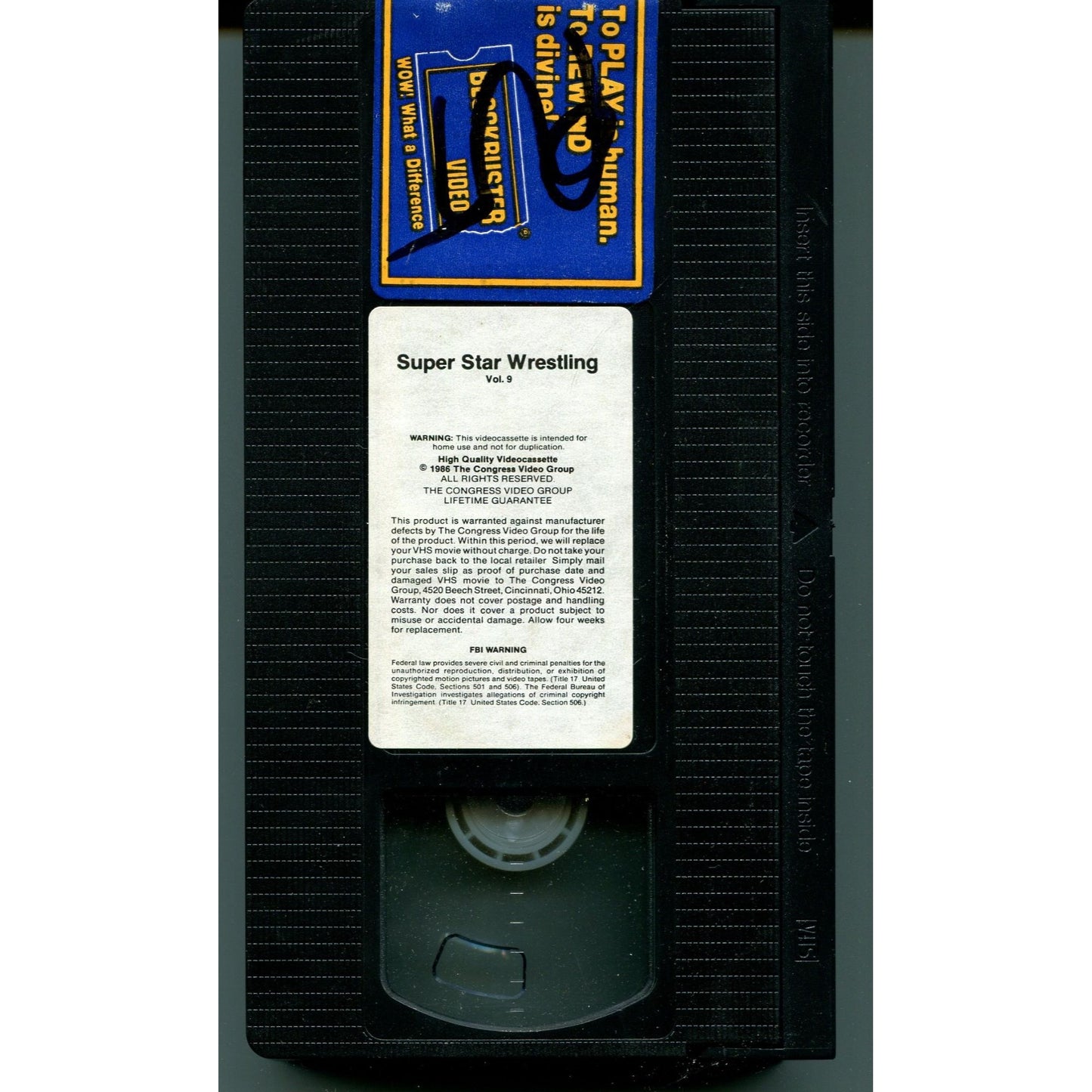 Super Star Wrestling: The Rock 'n' Roll Express Vol. 9 (1986) Wrestling VHS Tape