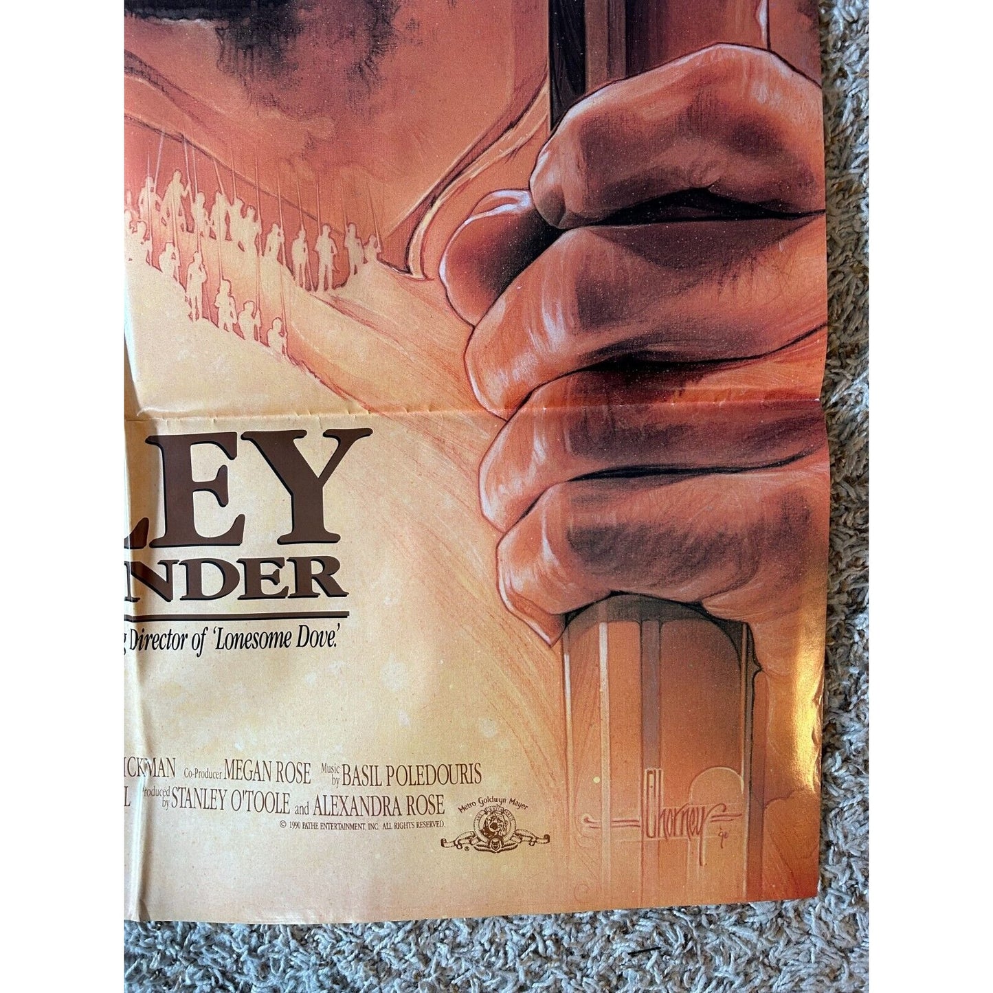 Quigley Down Under (1990) Original Movie Poster One-Sheet Folded 27x40 BP68