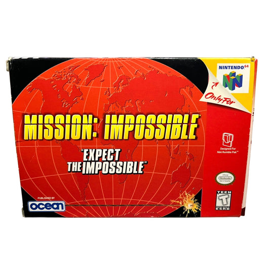 Mission: Impossible (N64 Nintendo 64, 1998) CIB Complete in Box TESTED WORKING