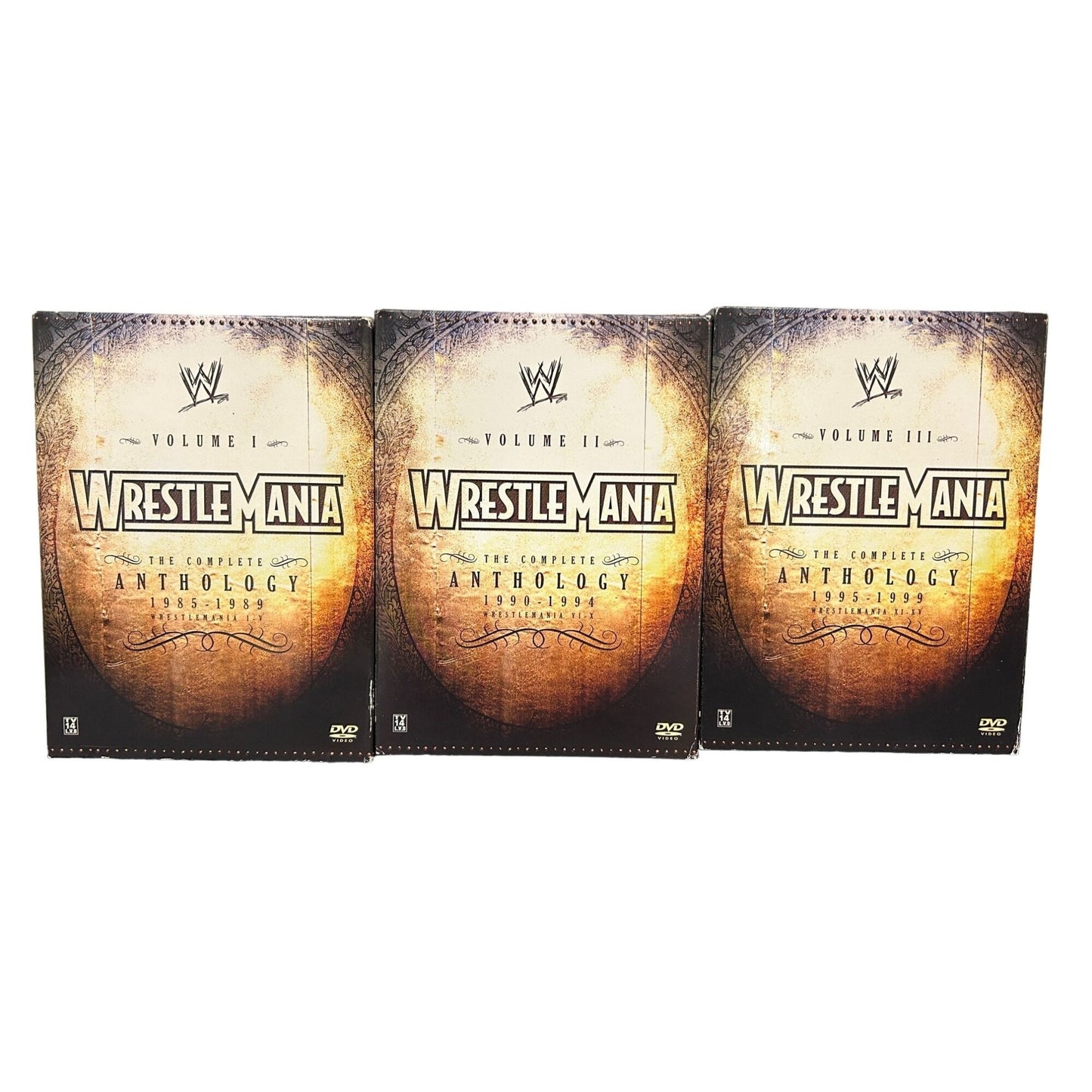 WWE Wrestlemania Complete Anthology Volume I-III 1985-1999 DVD Sets