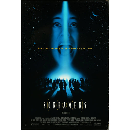 Screamers (1995) Original Sci-Fi Movie Poster Rolled Double-Sided 27x40 EM2-8