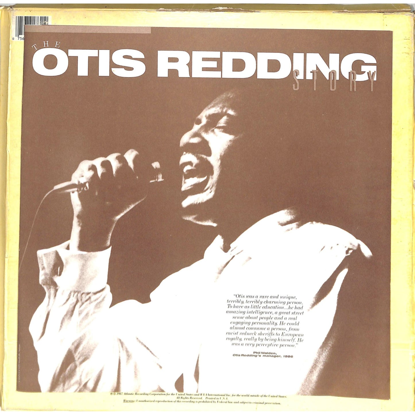 The Otis Redding Story (1987) 4LP Box Set