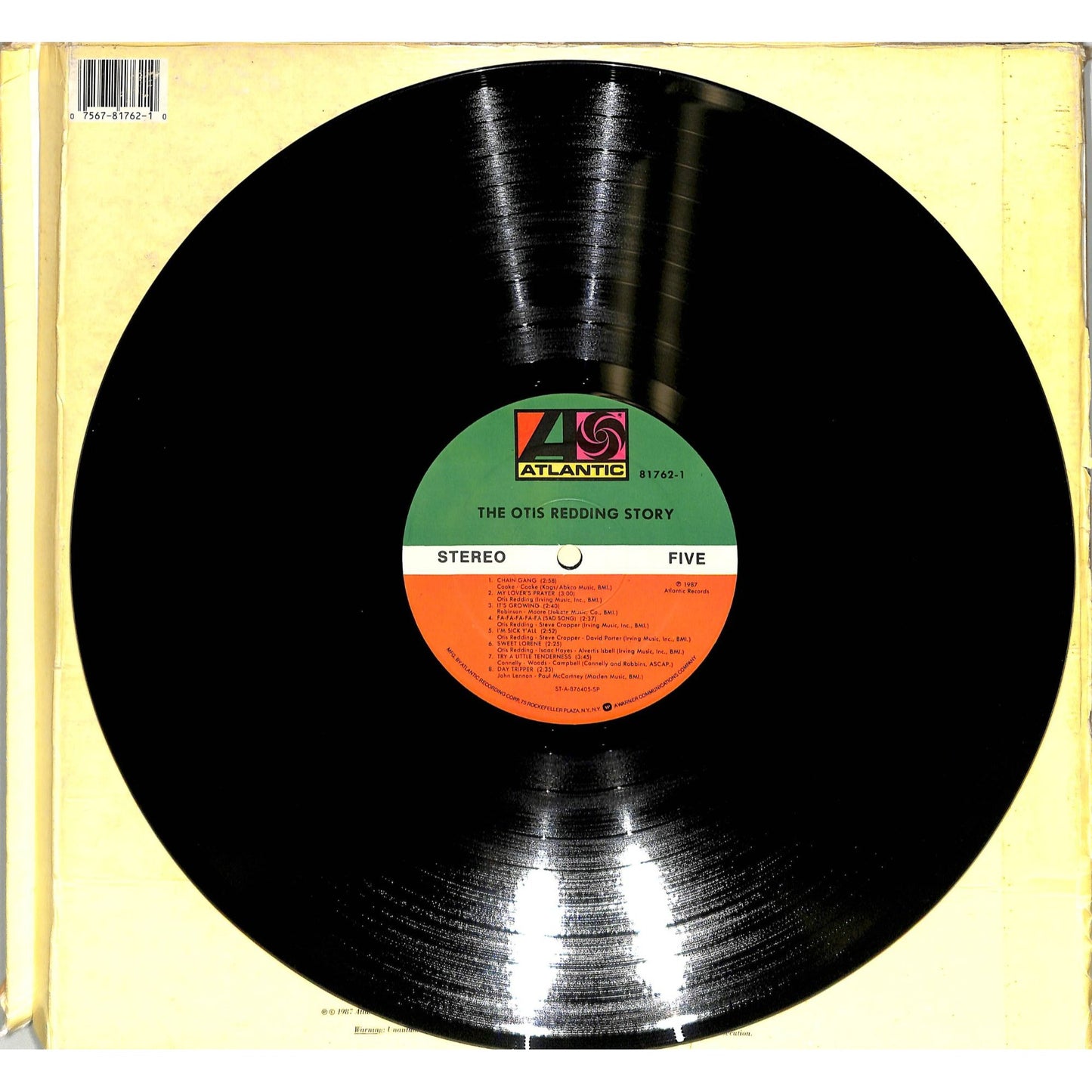 The Otis Redding Story (1987) 4LP Box Set